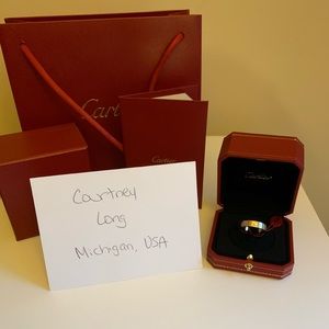 Cartier Love Ring with 3 Diamonds
